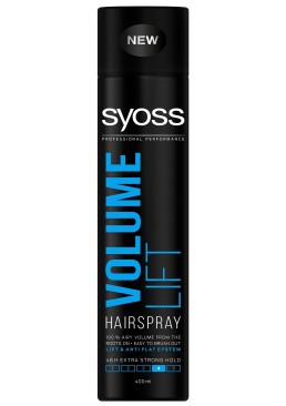 Лак для волосся SYOSS Volume Lift фіксація 4, 400 мл